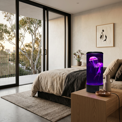 Elara Haus Kintsugi Medusa – Architectural Jellyfish Japandi Motion Lamp