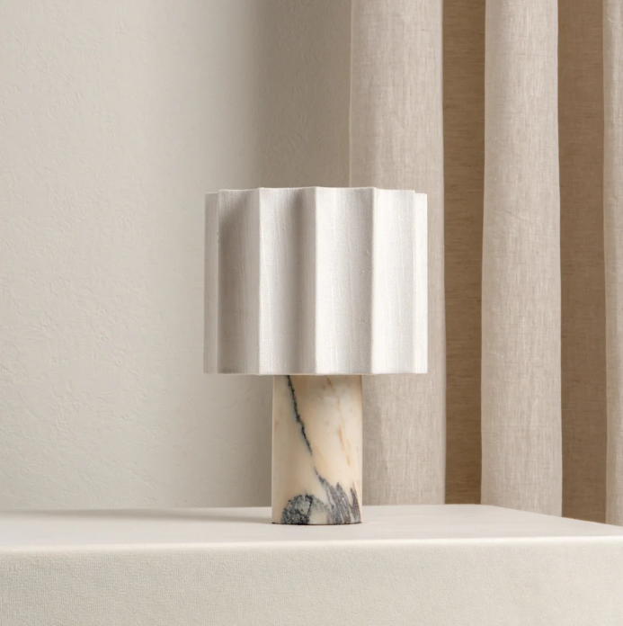 Calacatta Marble Rechargeable Table Lamp 0