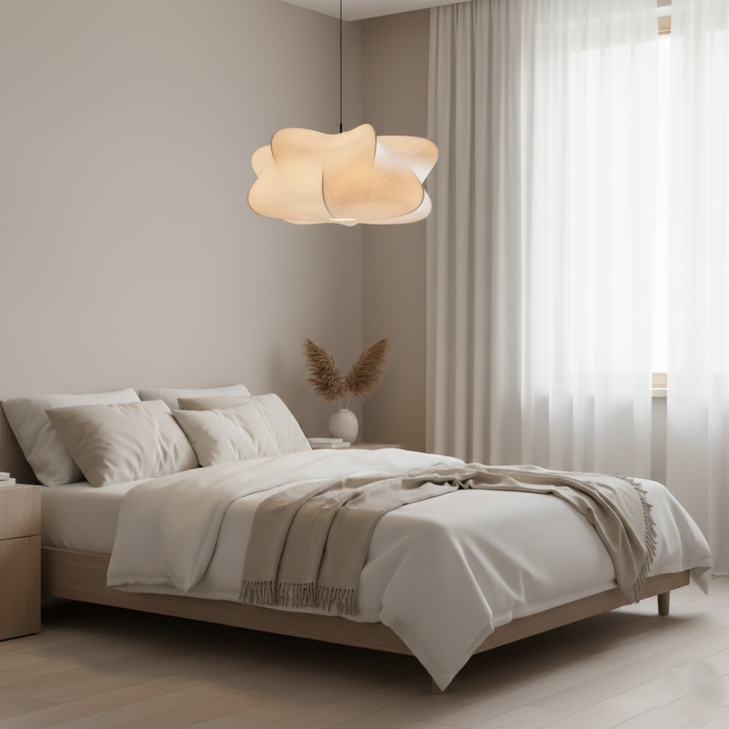 Elysia Wabi Sabi Fabric Pendant Light 2