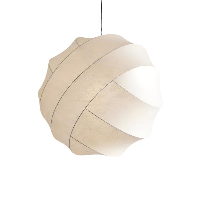 Wabi Sabi Silk Ball Japandi Pendant Light 0