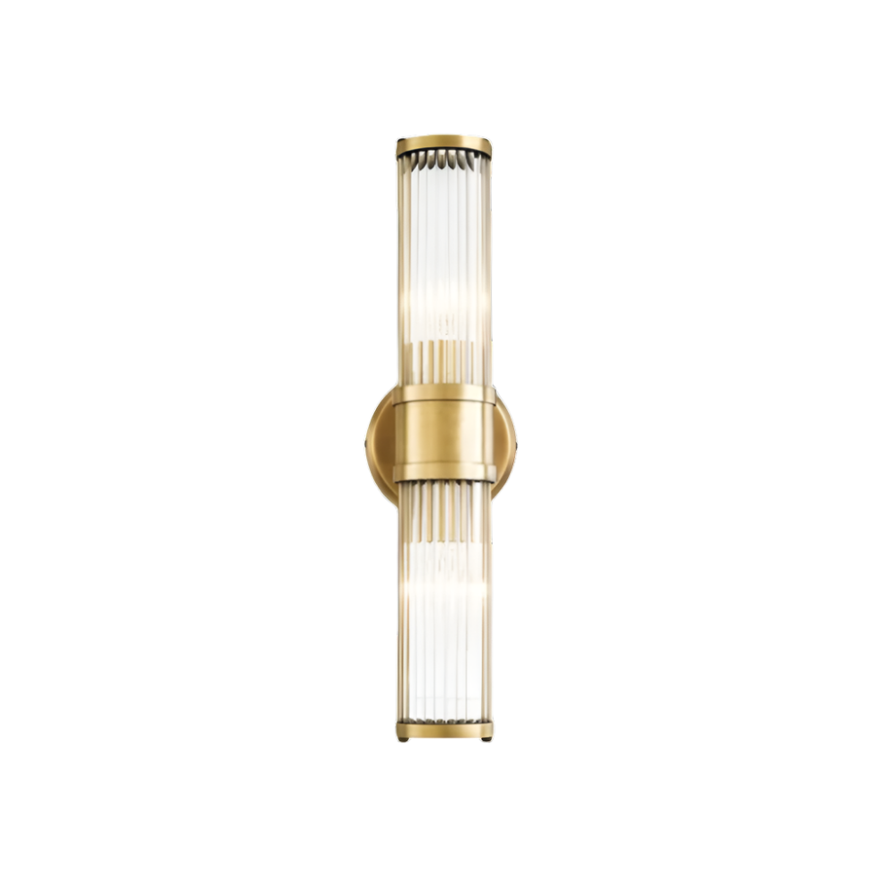 The Lumina Bloom Brass Crystal Japandi Wall Lamp 0