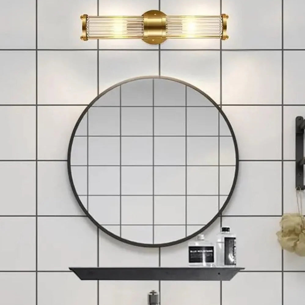 The Lumina Bloom Brass Crystal Japandi Wall Lamp 7