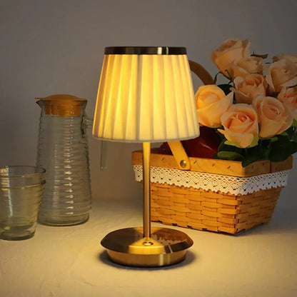 Classic Wireless Elegance Fabric Table Lamp 2
