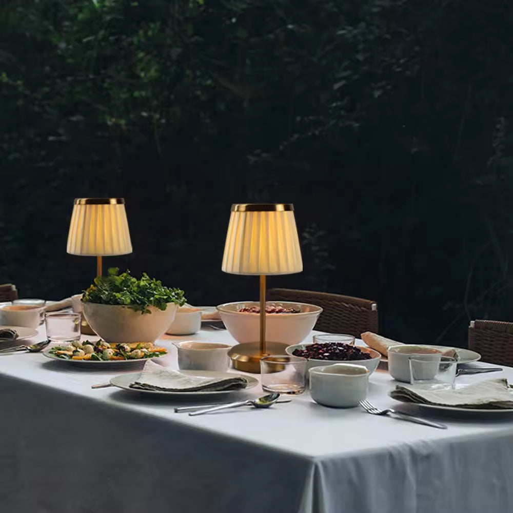 Classic Wireless Elegance Fabric Table Lamp 4
