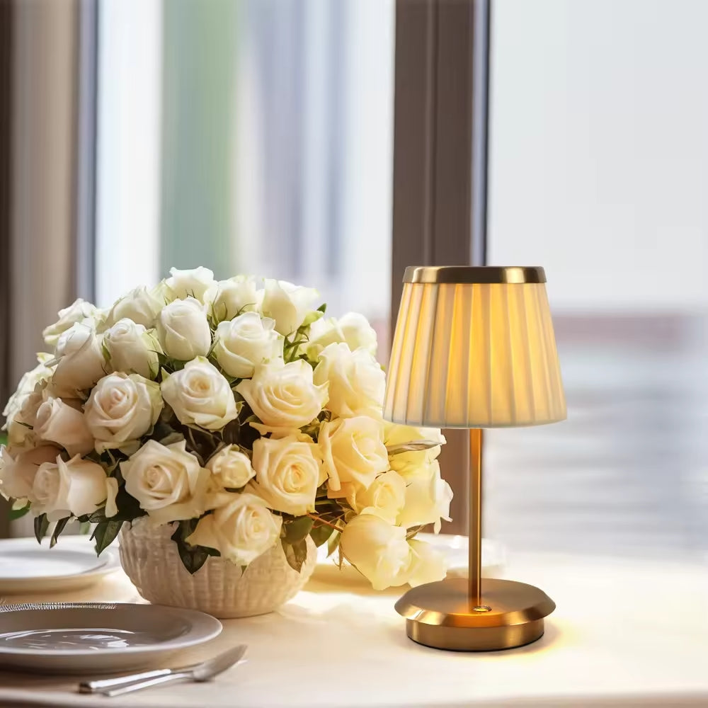 Classic Wireless Elegance Fabric Table Lamp 5