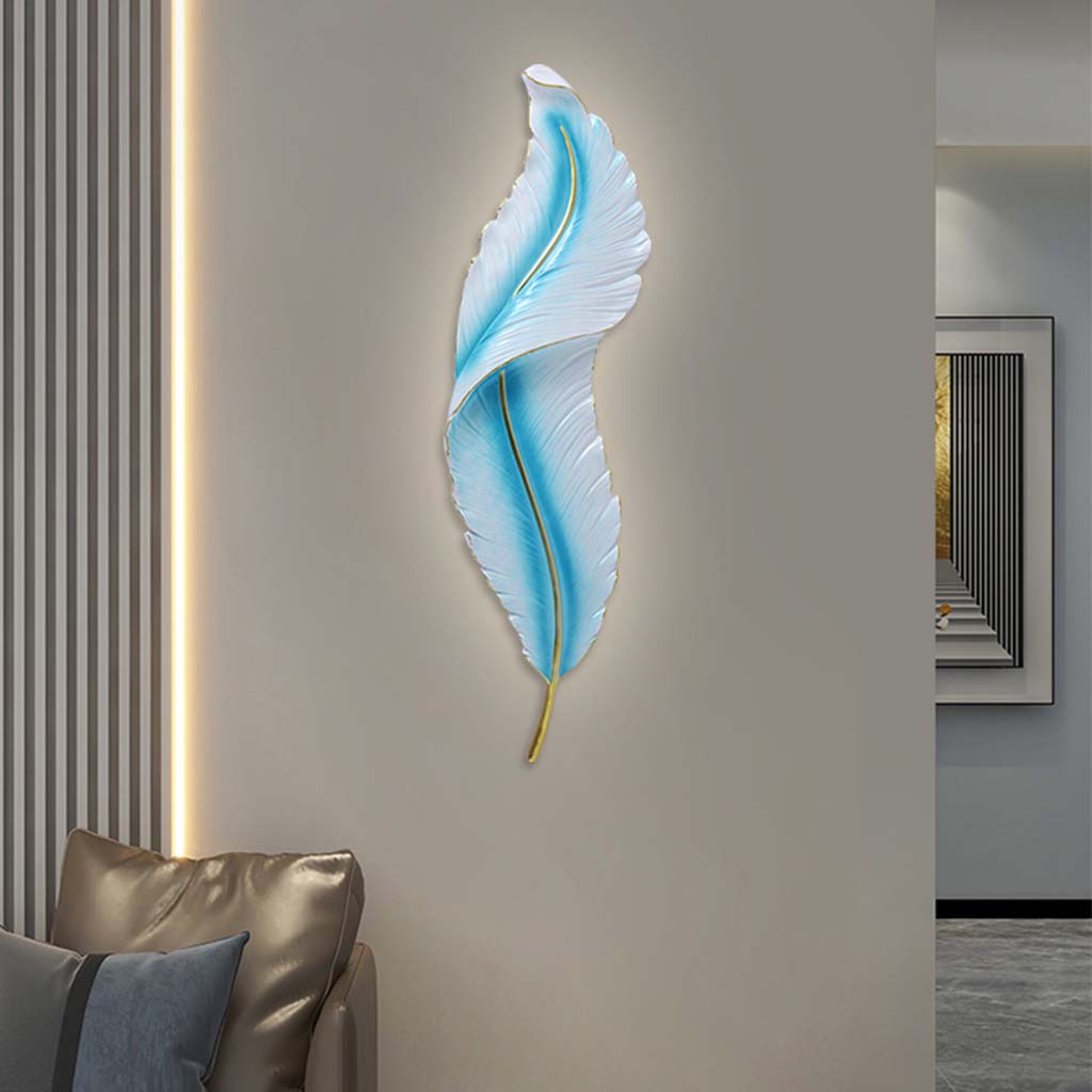 Modern wall light with resin spring, dimmable LED, 4 colors 2