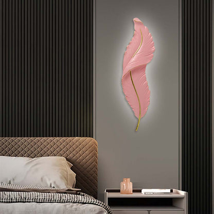 Modern wall light with resin spring, dimmable LED, 4 colors 3