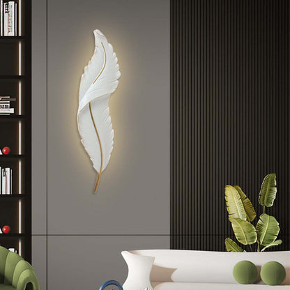 Modern wall light with resin spring, dimmable LED, 4 colors 4