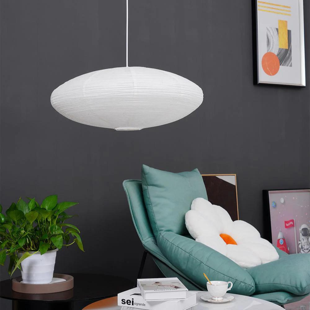 The Mist Shard Japandi Paper Pendant Light 8