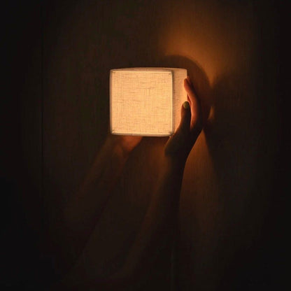 Zenform Glow Japanese Wabi-Sabi Fabric Wall Lamp 7
