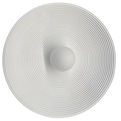 Retro Ceramic Style Resin Round Japandi LED Wall Light 4
