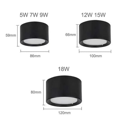 Elara Haus LED Downlight - Aluminium Surface Mounted Down Lights 4