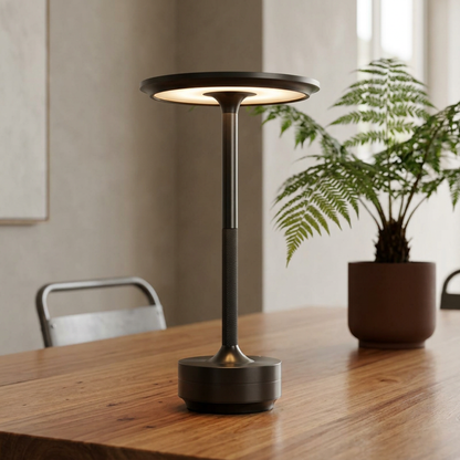 Elara Haus LED Table Lamp with Knurled Grip