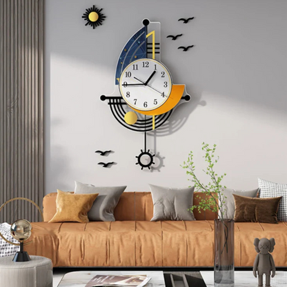 Clova - Large Sailboat Wall Clock 3