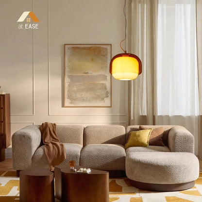 Pericles Spherical Colorful Glass Pendant Light 6