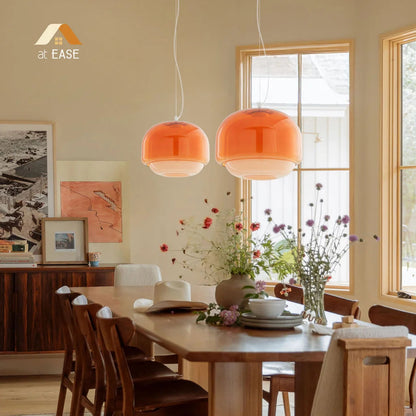 Pericles Spherical Colorful Glass Pendant Light 7