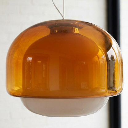 Elara Haus Layered Glass Globe Hanging Ceiling