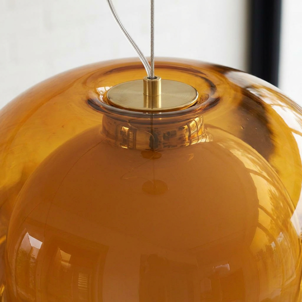 Elara Haus Layered Glass Globe Hanging Ceiling