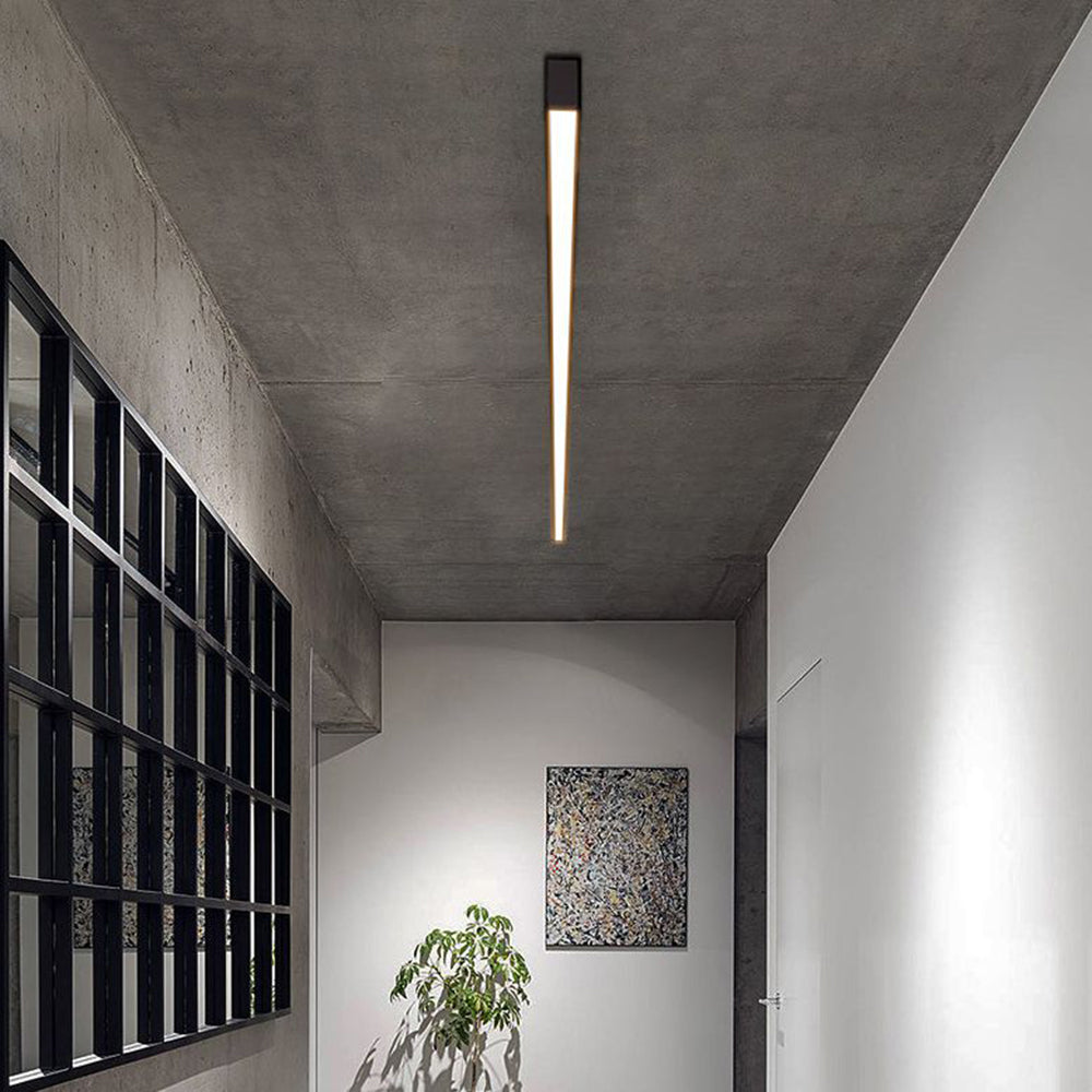 Elara Haus Linear Black Ceiling Light - Metal Contemporary Design 7