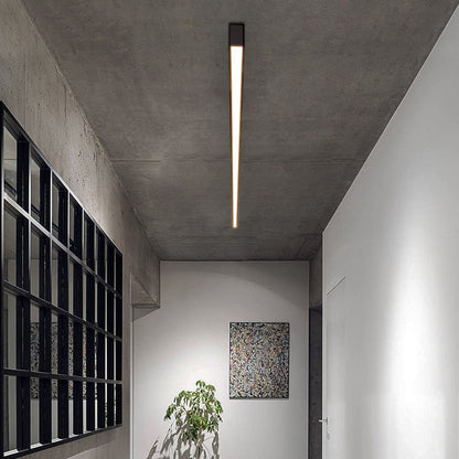 Elara Haus Linear Black Ceiling Light - Metal Contemporary Design 7
