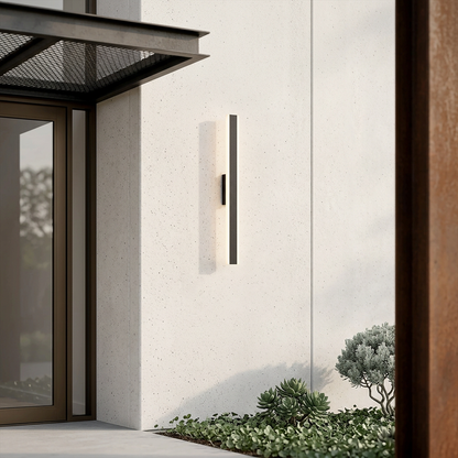 Elara Haus Linear Outdoor LED Strip Wall Light