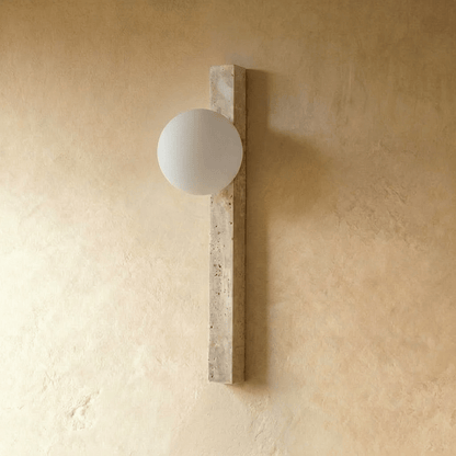 Olorva Travertine Wall Lamp 1