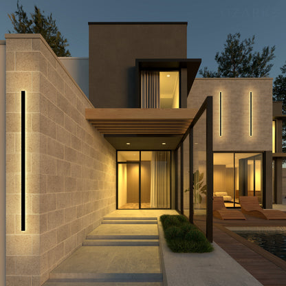 Svelte Outdoor Linear Lamp 0