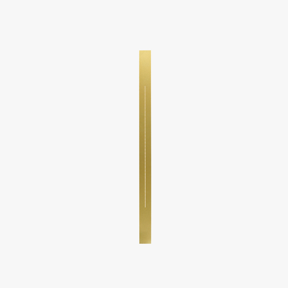 Azin Simple Linear Wall Light Black/Gold Living Room 1