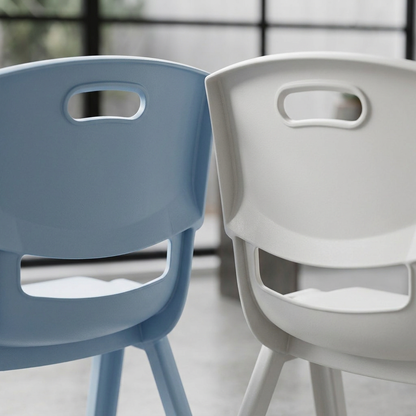 Elara Haus Low Stool with Backrest
