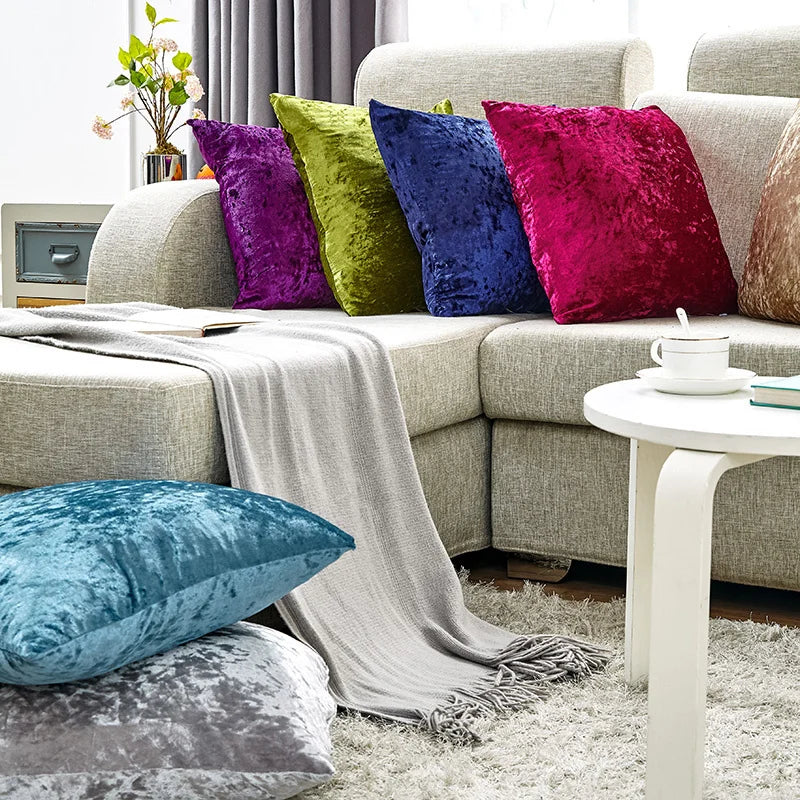 Carina - Super Soft Velour Decorative Cushion for Sofa and Living Room 1