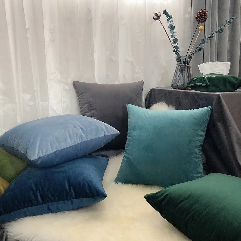 Carina - Super Soft Velour Decorative Cushion for Sofa and Living Room 2