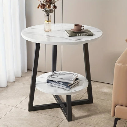 Aralynae - Modern Two-Level Side Table 5