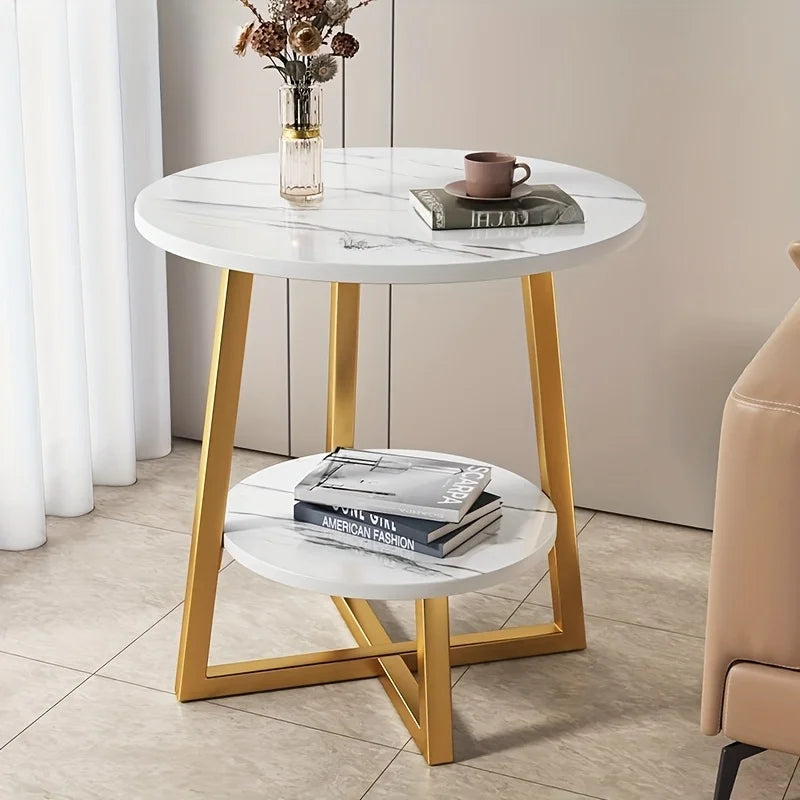 Aralynae - Modern Two-Level Side Table 0