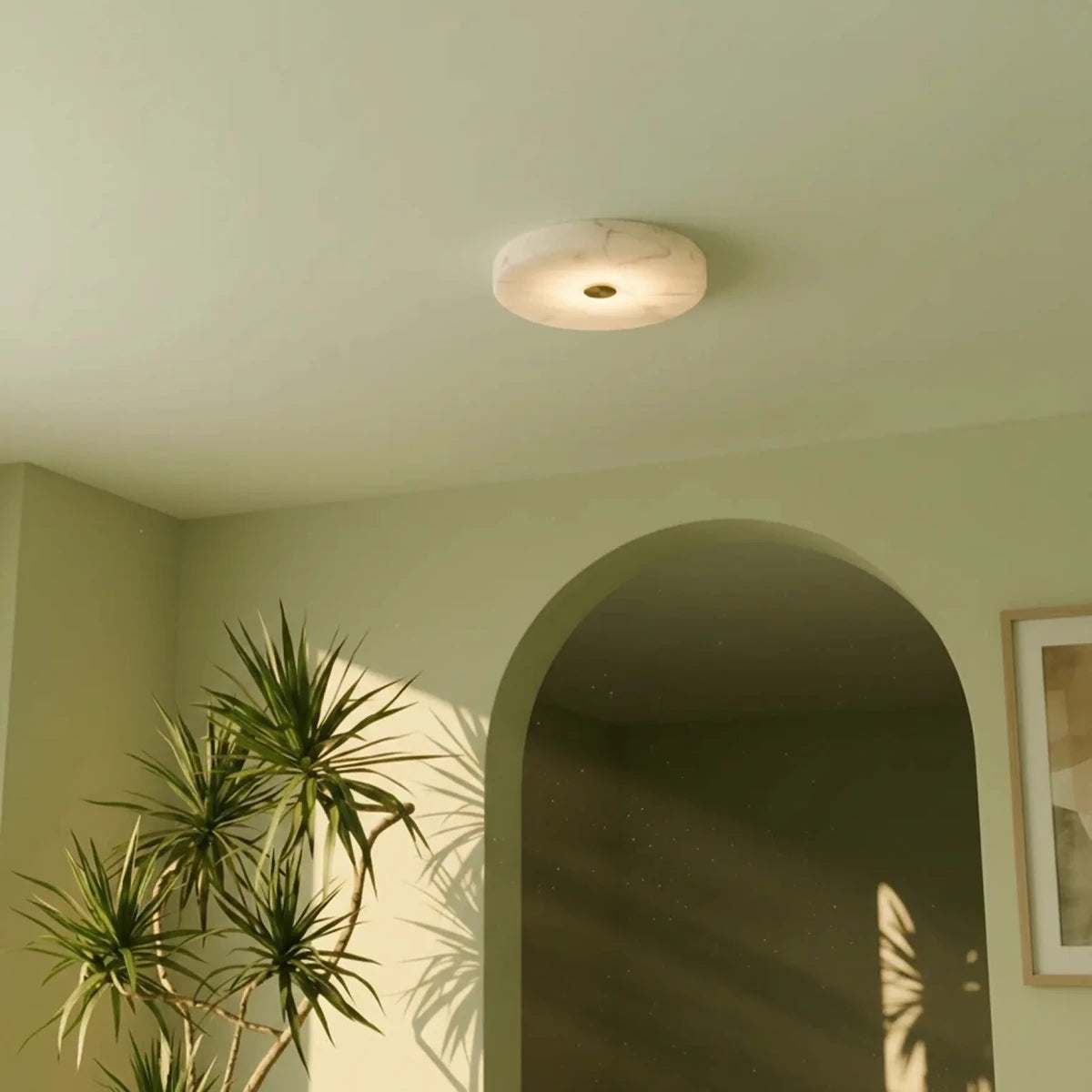 Gaba Alabaster Ceiling Light 6