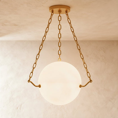Globus Alabaster Pendant Light 0