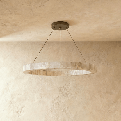 Teva Round Alabaster Chandelier 5
