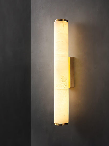 Modern LED wall lamp with an alabaster shade – an elegant wall lamp for the bedroom and living room 4