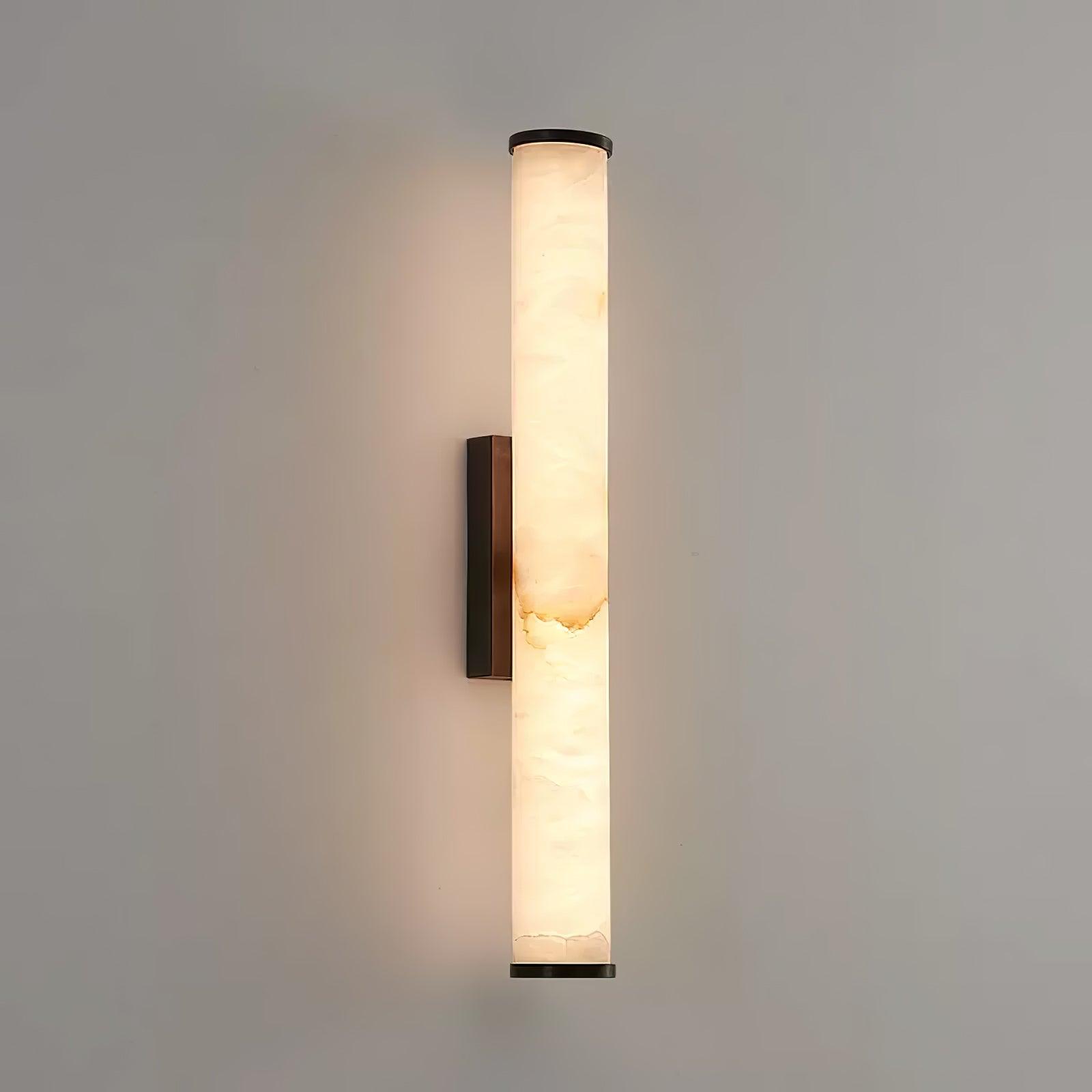 Modern LED wall lamp with an alabaster shade – an elegant wall lamp for the bedroom and living room 5