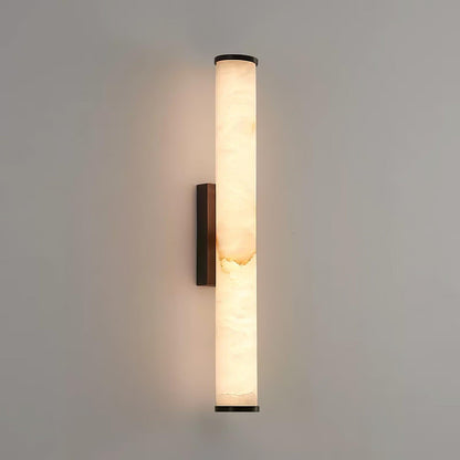 Modern LED wall lamp with an alabaster shade – an elegant wall lamp for the bedroom and living room 5