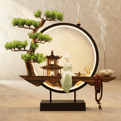 Tranquil Incense Burner Table Lamp 10