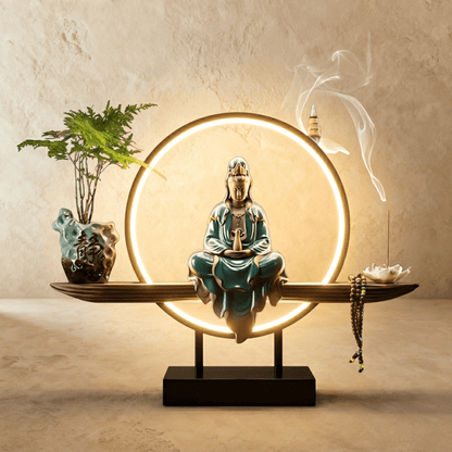 Tranquil Incense Burner Table Lamp 12