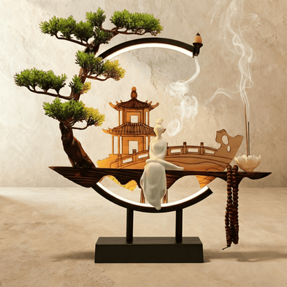Tranquil Incense Burner Table Lamp 13