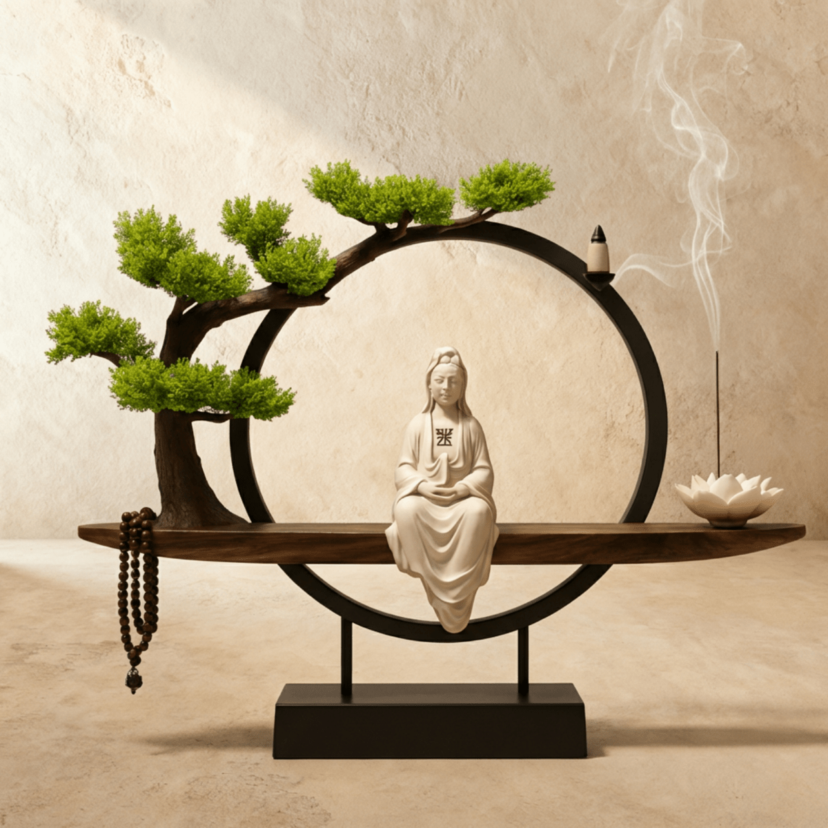 Tranquil Incense Burner Table Lamp 0