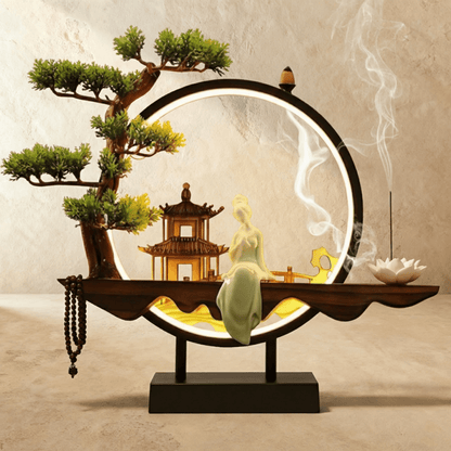 Tranquil Incense Burner Table Lamp 2