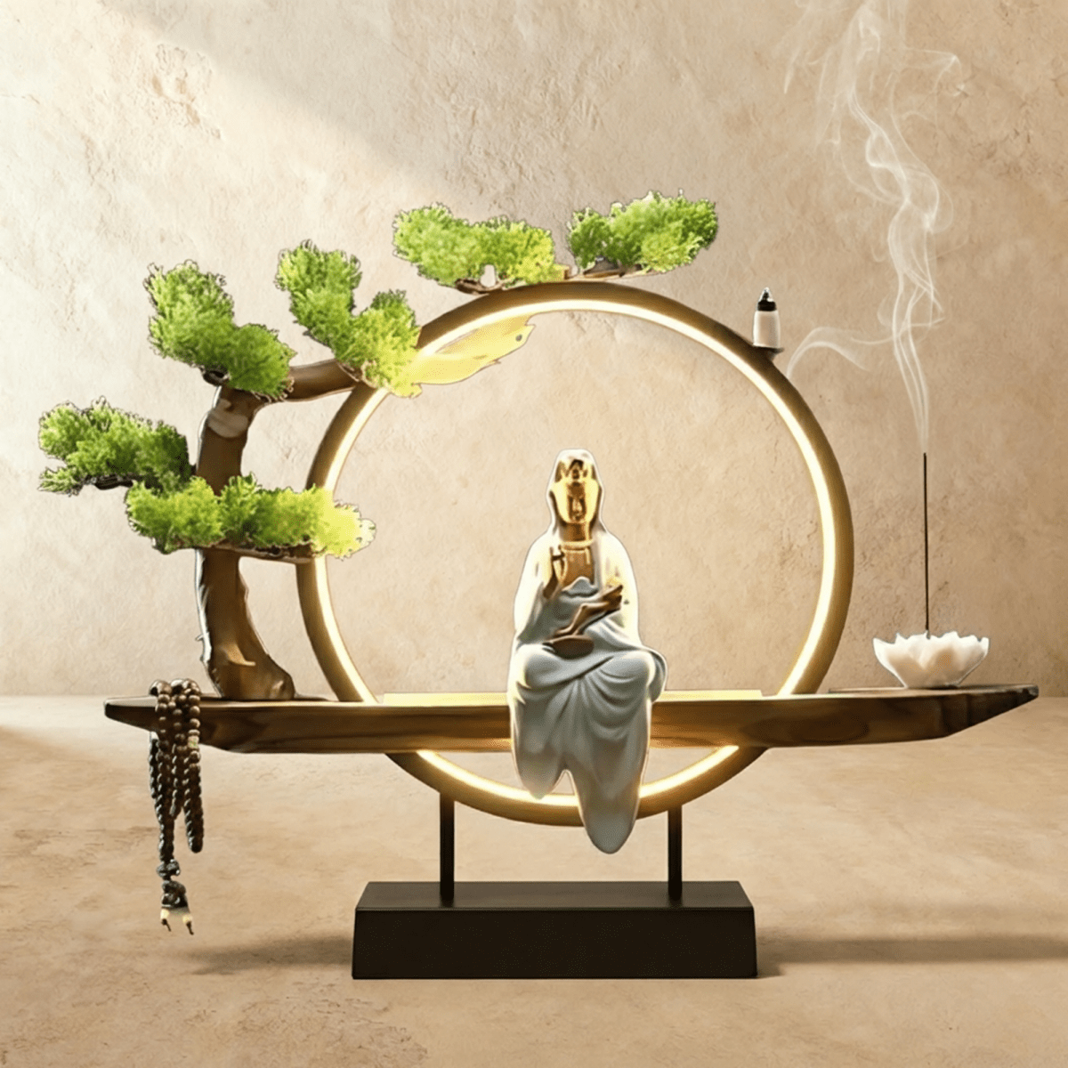 Tranquil Incense Burner Table Lamp 3