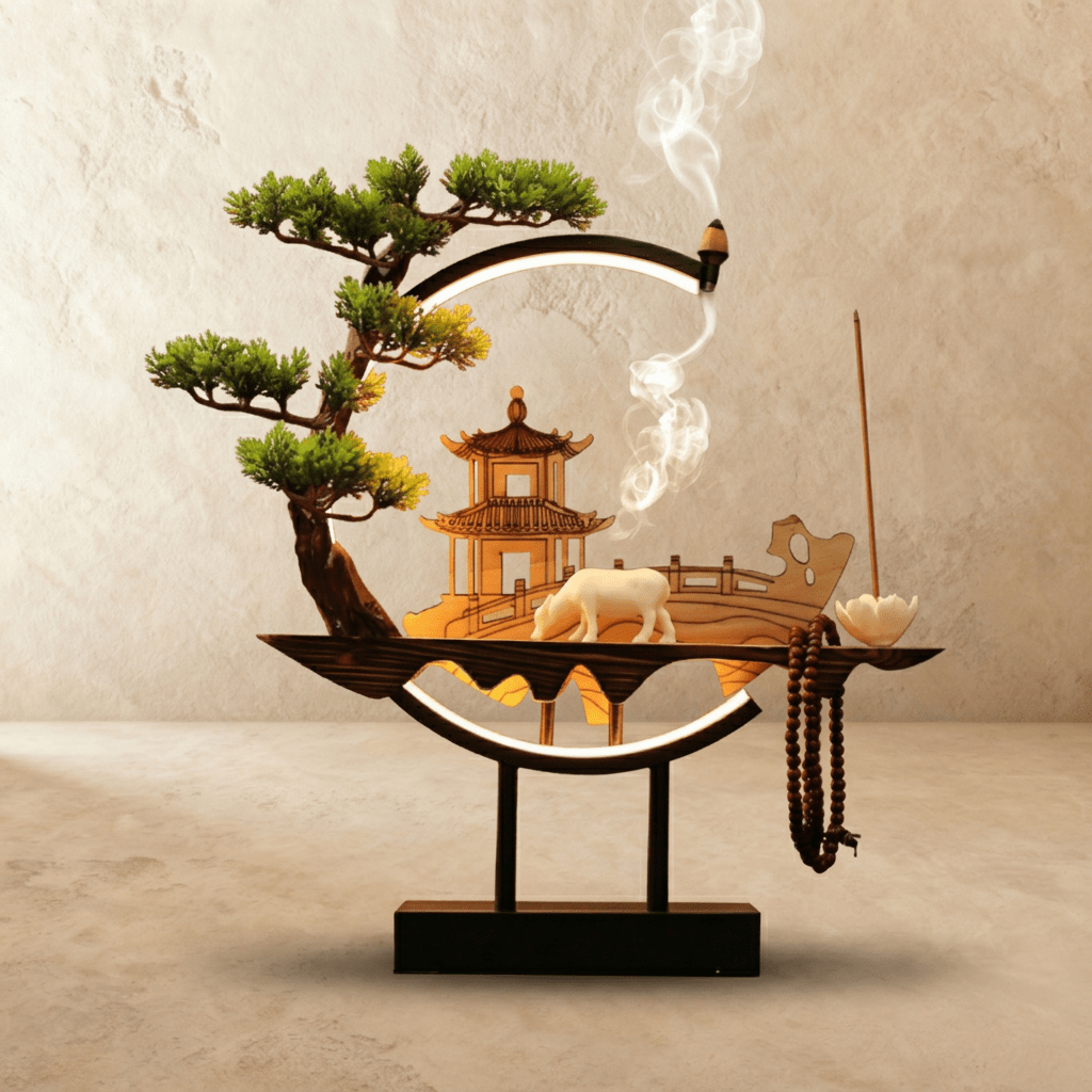 Tranquil Incense Burner Table Lamp 4