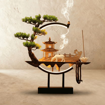 Tranquil Incense Burner Table Lamp 4