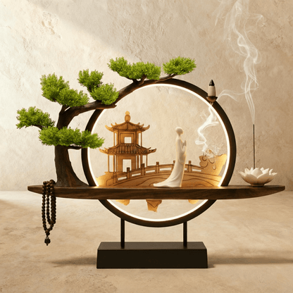 Tranquil Incense Burner Table Lamp 5