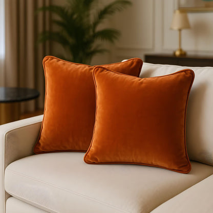 Marvella – Cotton Velvet Decorative Cushion Cover (1 Piece) 0