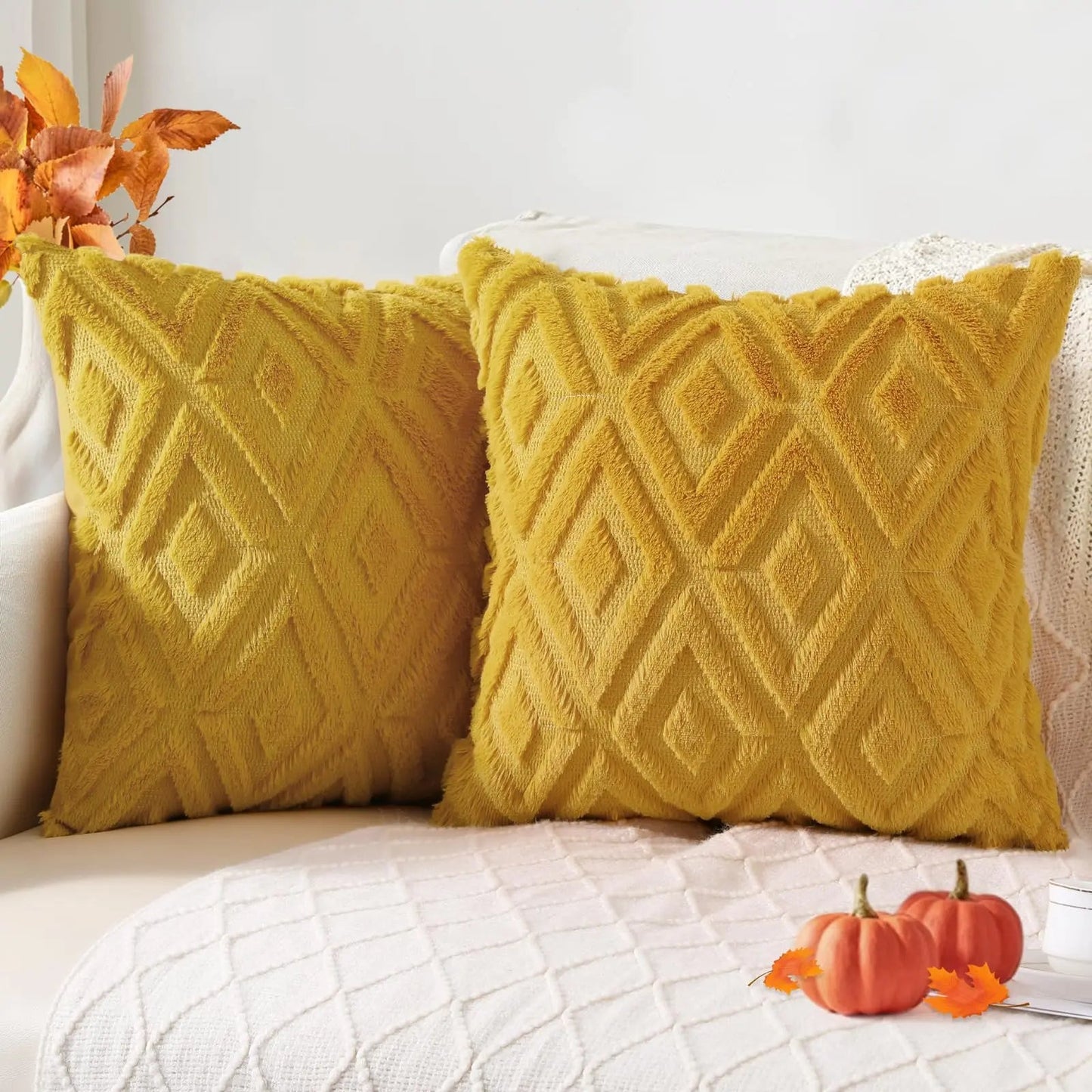 Elarina - Christmas Throw Pillow Decorative Cushion Set of 2 1